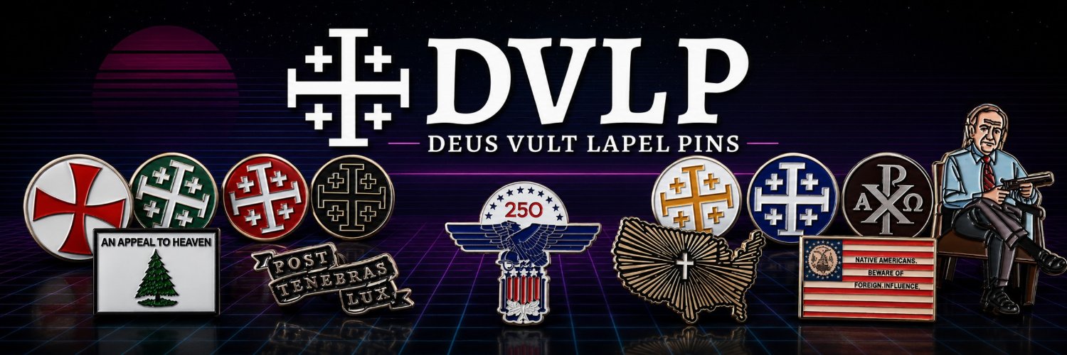 Deus Vult Lapel Pins